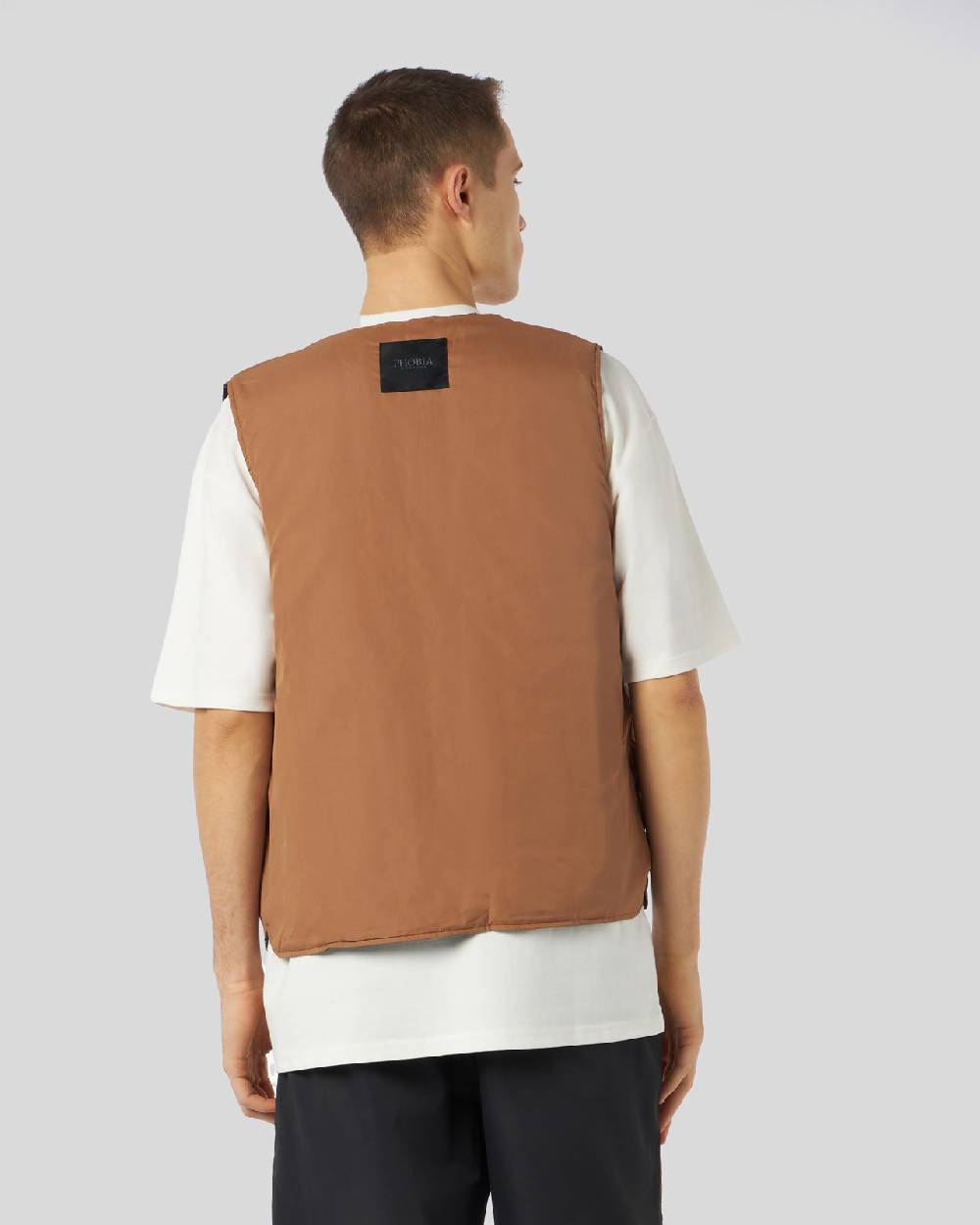 Phobia Archive GILET DOUBLE FACE CON LOGO GOTIC P ALL OVER ED ETICHETTA METALLICA