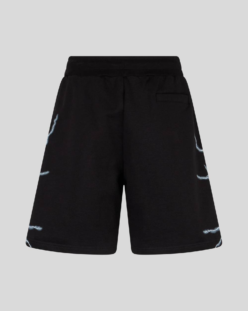 Phobia Archive PANTALONCINO NERO CON FULMINI LATERALI BIANCHI