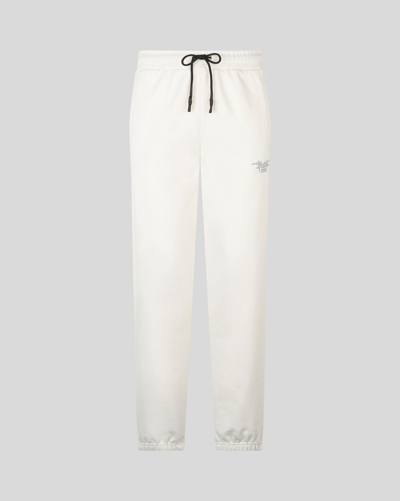 Phobia Archive PANTALONE BIANCO CON LOGO GOTICO RICAMATO