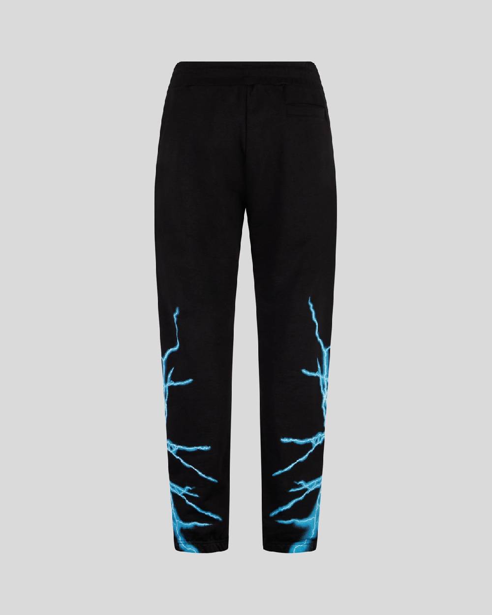 Phobia Archive PANTALONE NERO CON FULMINE LATERALE BLU