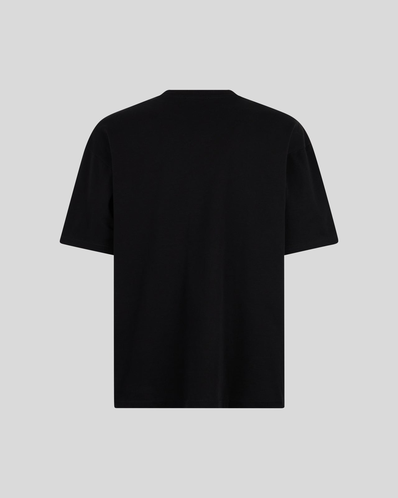 Phobia Archive T-SHIRT NERA CON FULMINI LATERALI VIOLA