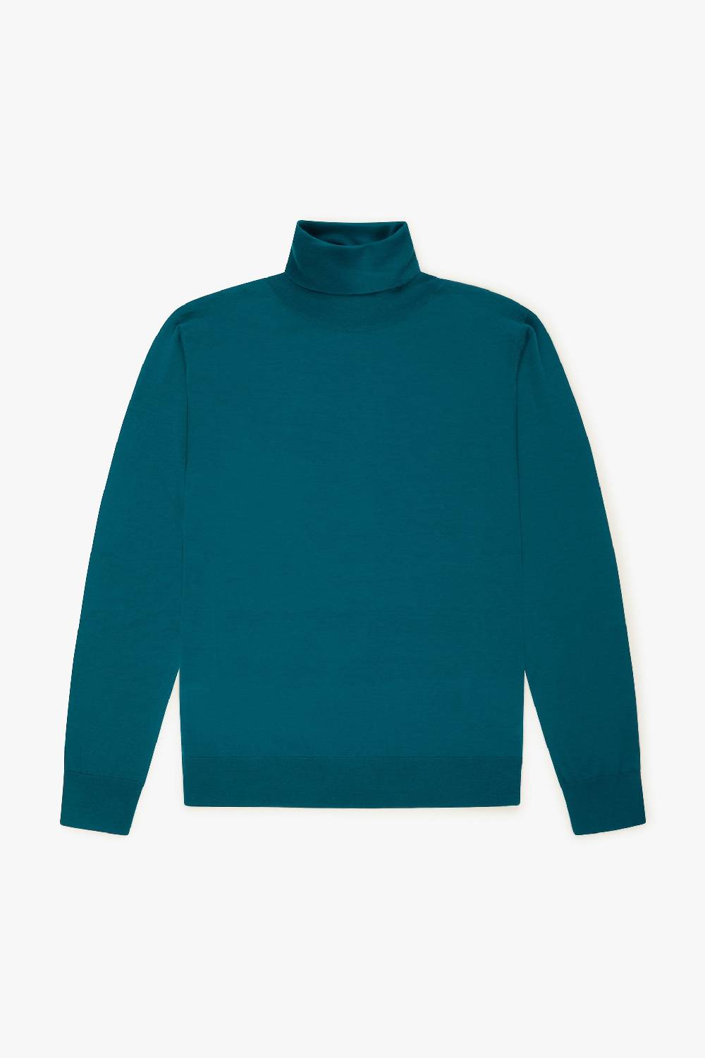 Piacenza 1733 Dolcevita lana merino super fine petrolio