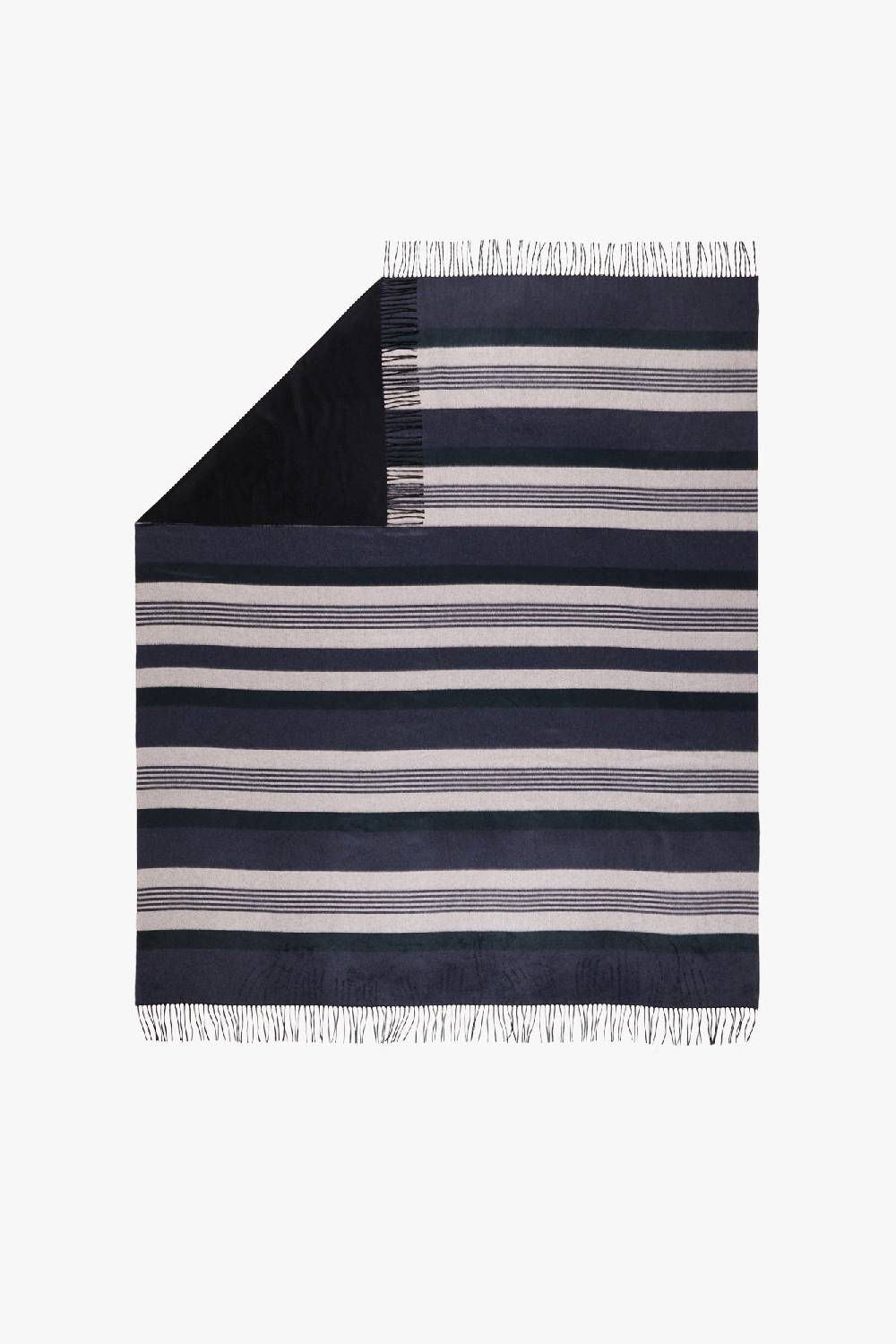 Piacenza 1733 BILBO Plaid Righe Toni Blu