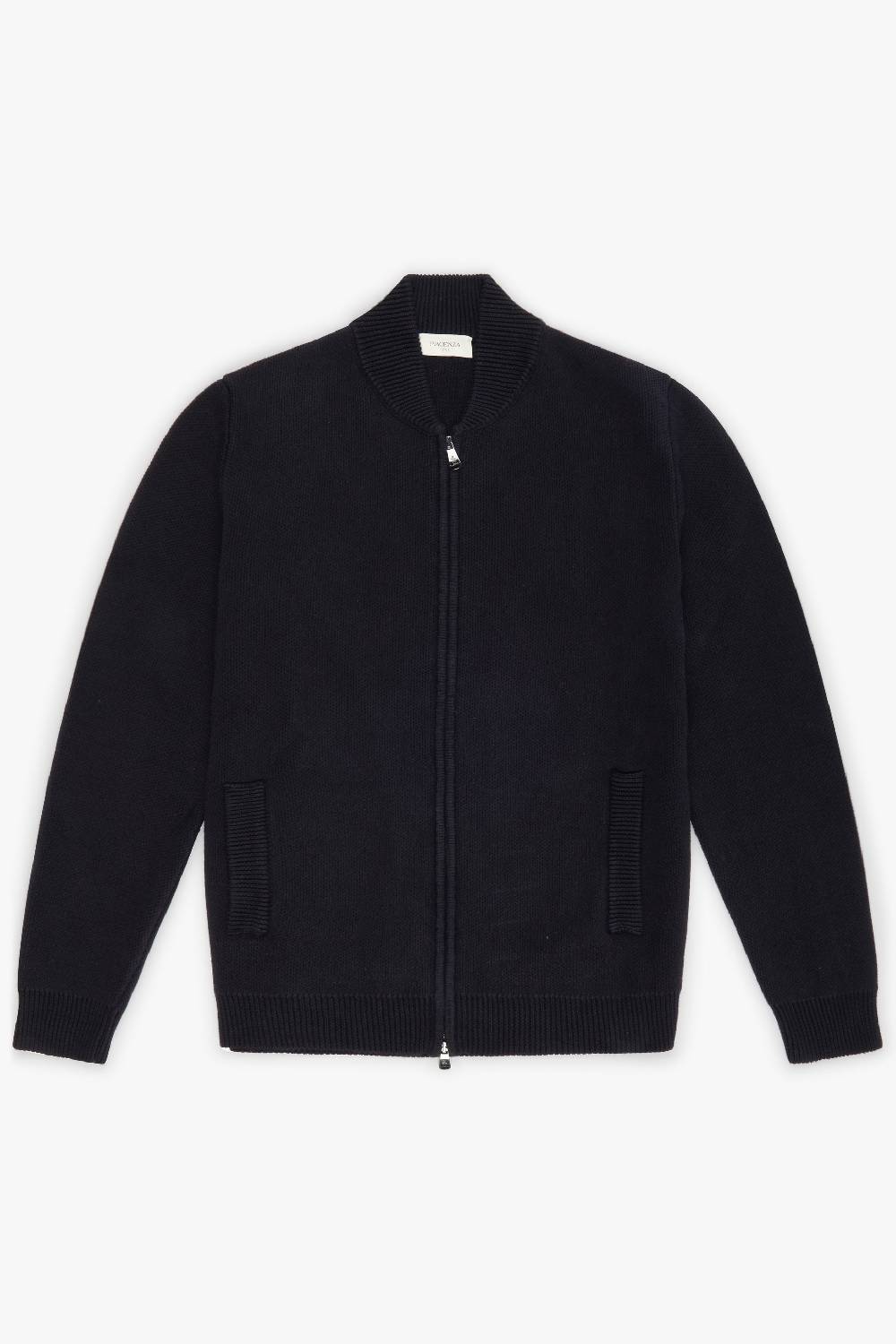 Piacenza 1733 Cardigan full zip blu