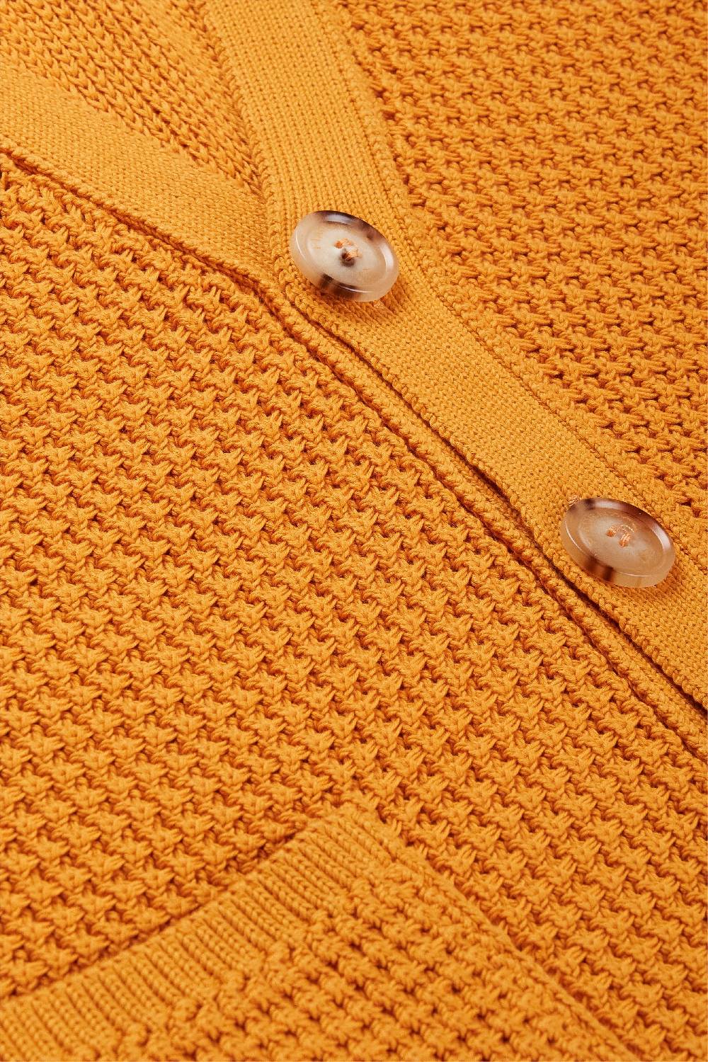 Piacenza 1733 Cardigan Punto Waffle Becco D'oca