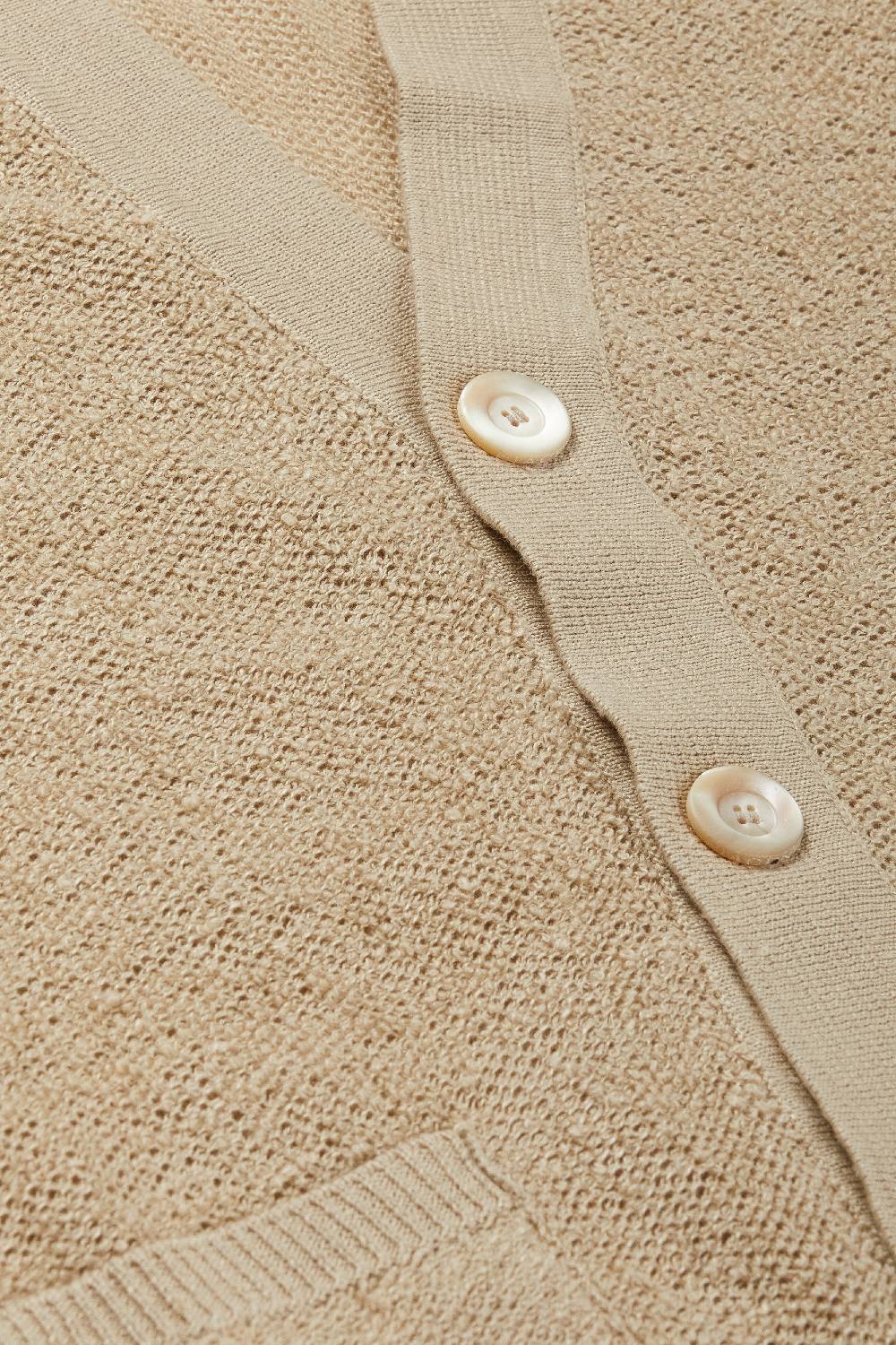 Piacenza 1733 Cardigan Terrycloth Naturale