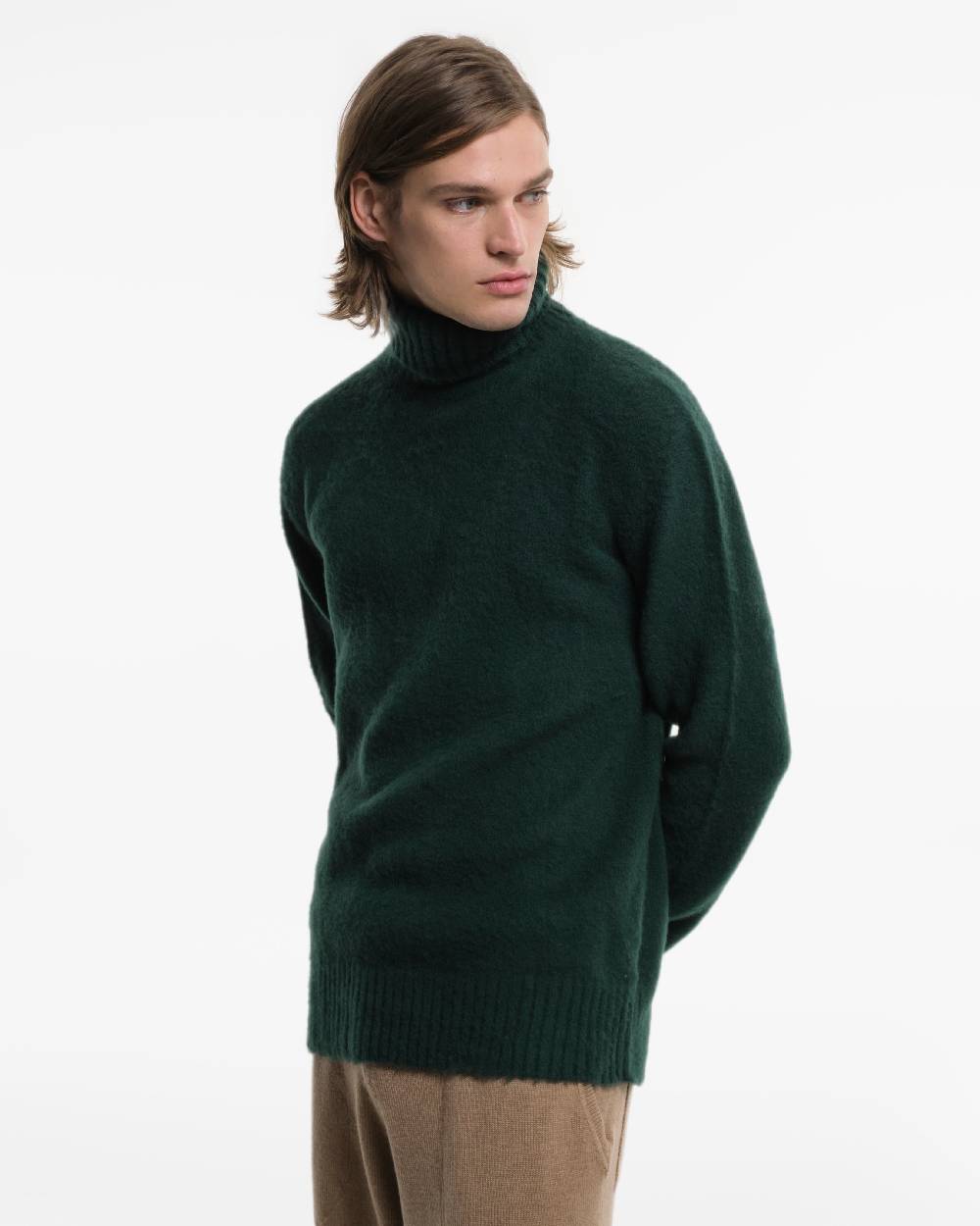 Piacenza 1733 Dolcevita In Lana Verde