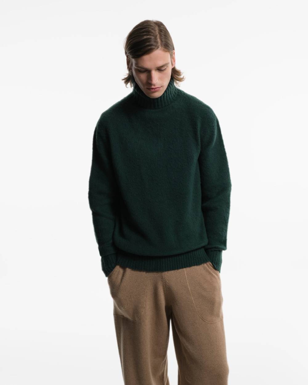 Piacenza 1733 Dolcevita in Lana verde