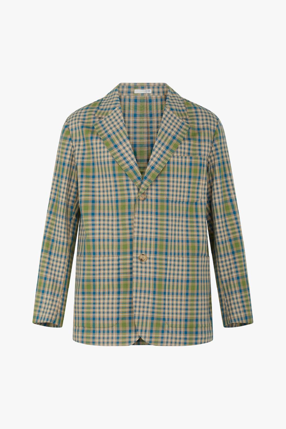 Piacenza 1733 Giacca plain azzurro e verde