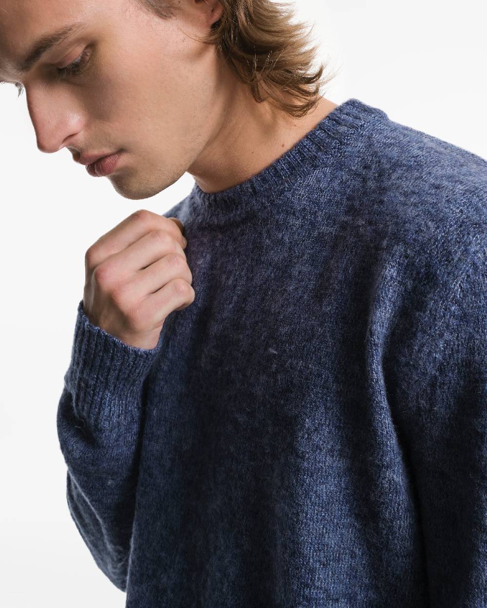 Piacenza 1733 Girocollo Azzurro