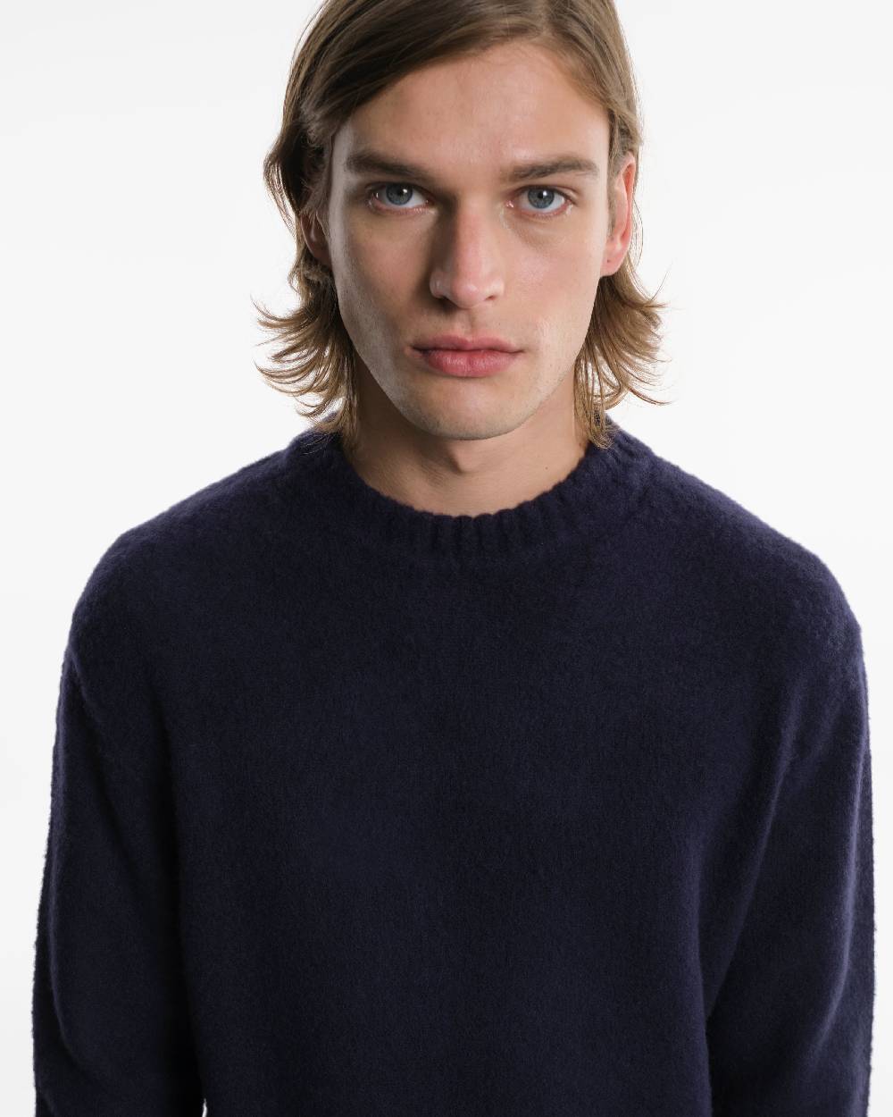 Piacenza 1733 Girocollo In Lana Blu