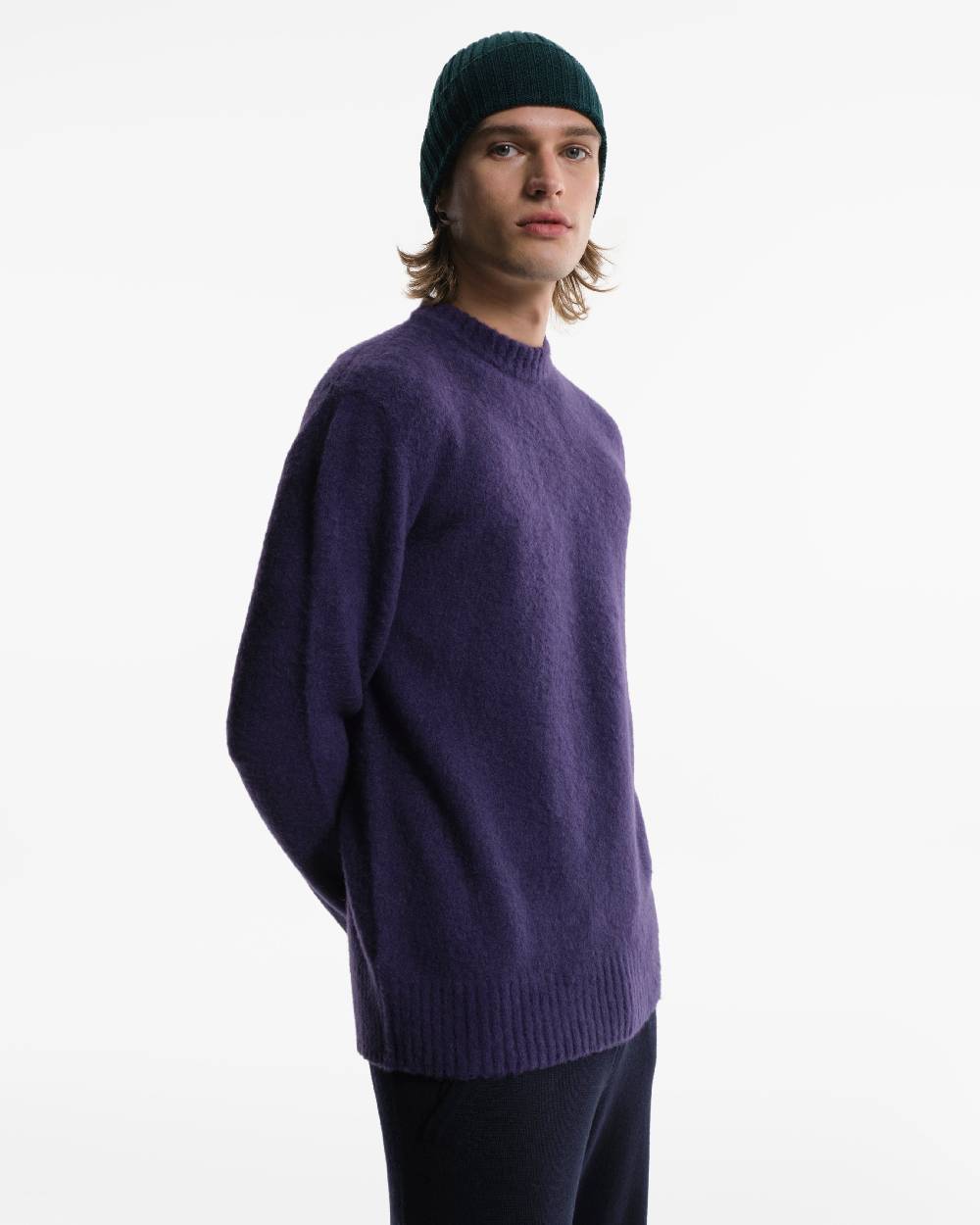 Piacenza 1733 Girocollo In Lana Viola