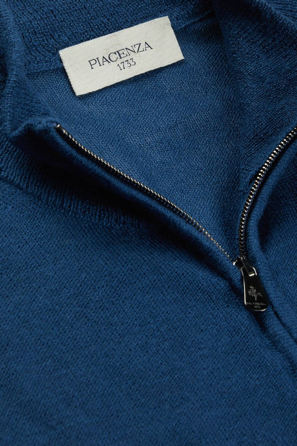 Piacenza 1733 Lupetto Zip Puffed Blu Jeans