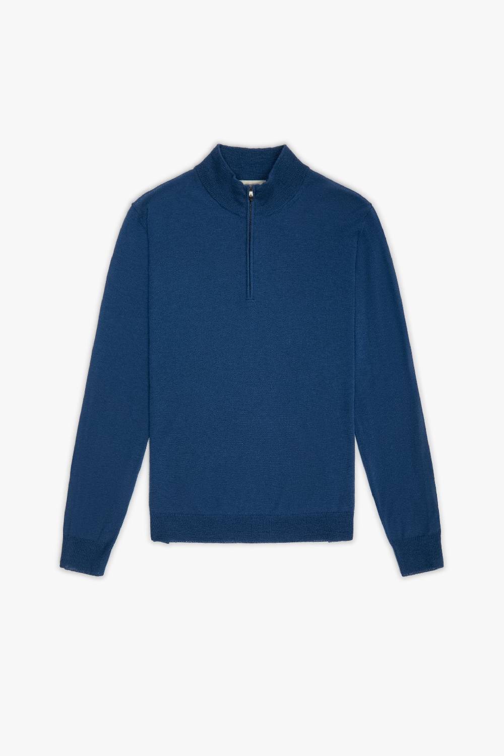 Piacenza 1733 Lupetto zip puffed blu jeans