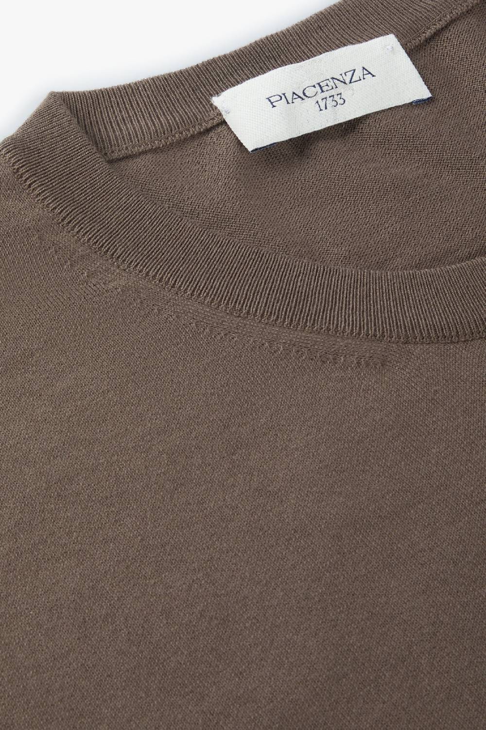 Piacenza 1733 Maglia Maniche Corte Marrone