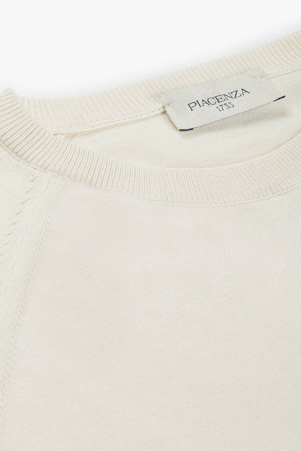 Piacenza 1733 Maglia Maniche Corte Panna