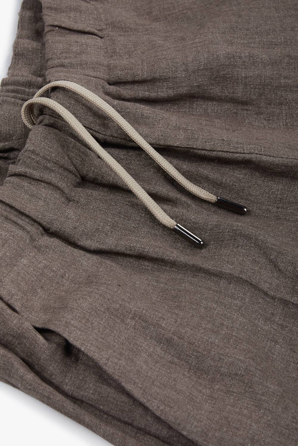 Piacenza 1733 Pantalone In Lino Marrone