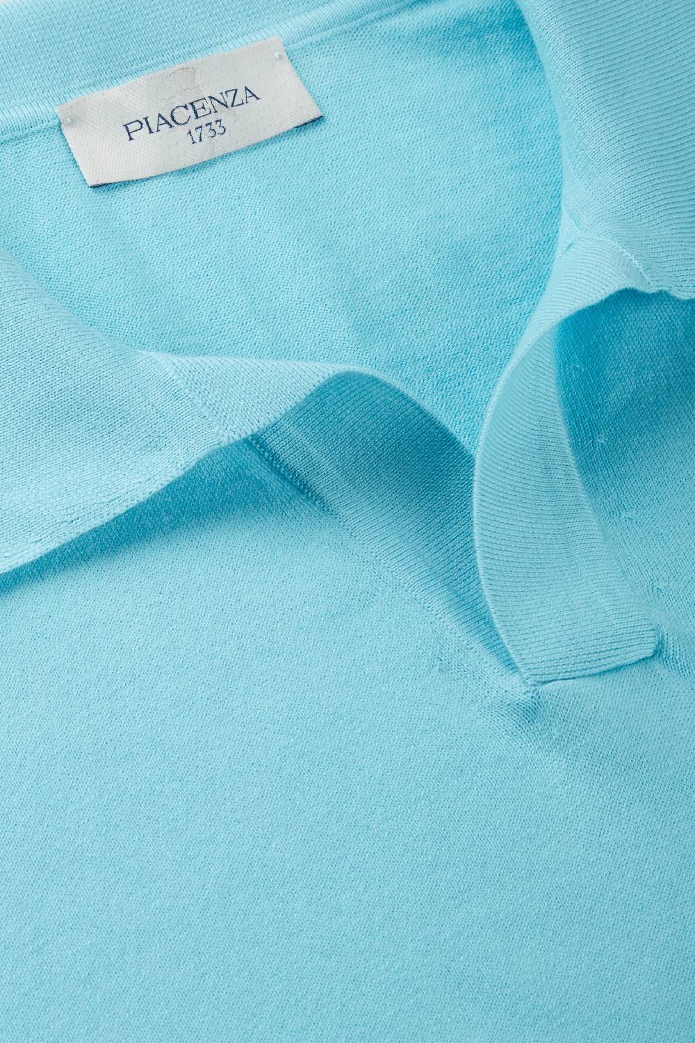 Piacenza 1733 Polo Azzurra Maniche Corte