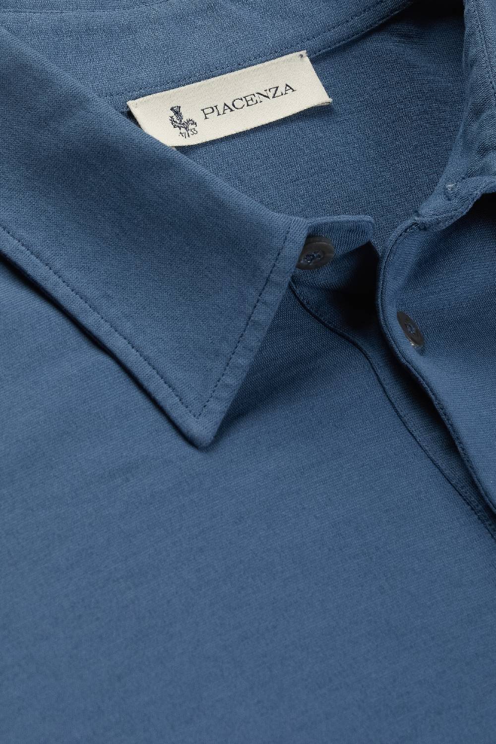 Piacenza 1733 Polo Fresh Jersey Blu Jeans