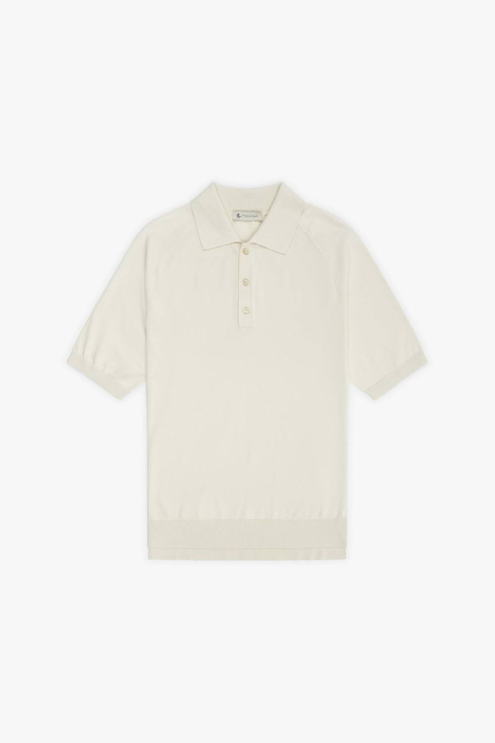 Piacenza 1733 Polo maniche corte panna