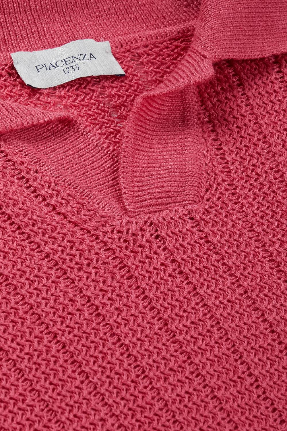 Piacenza 1733 Polo Maniche Lunghe Fragola