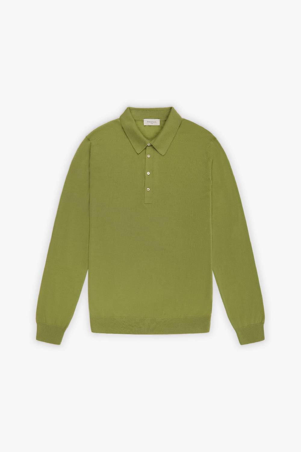 Piacenza 1733 Polo maniche lunghe verde