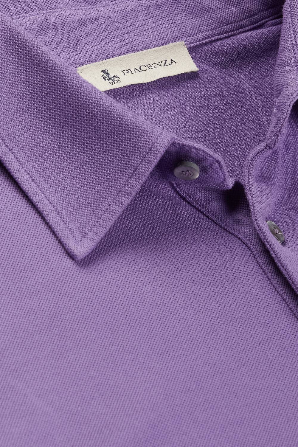 Piacenza 1733 Polo Piquet Maniche Lunghe Lavanda