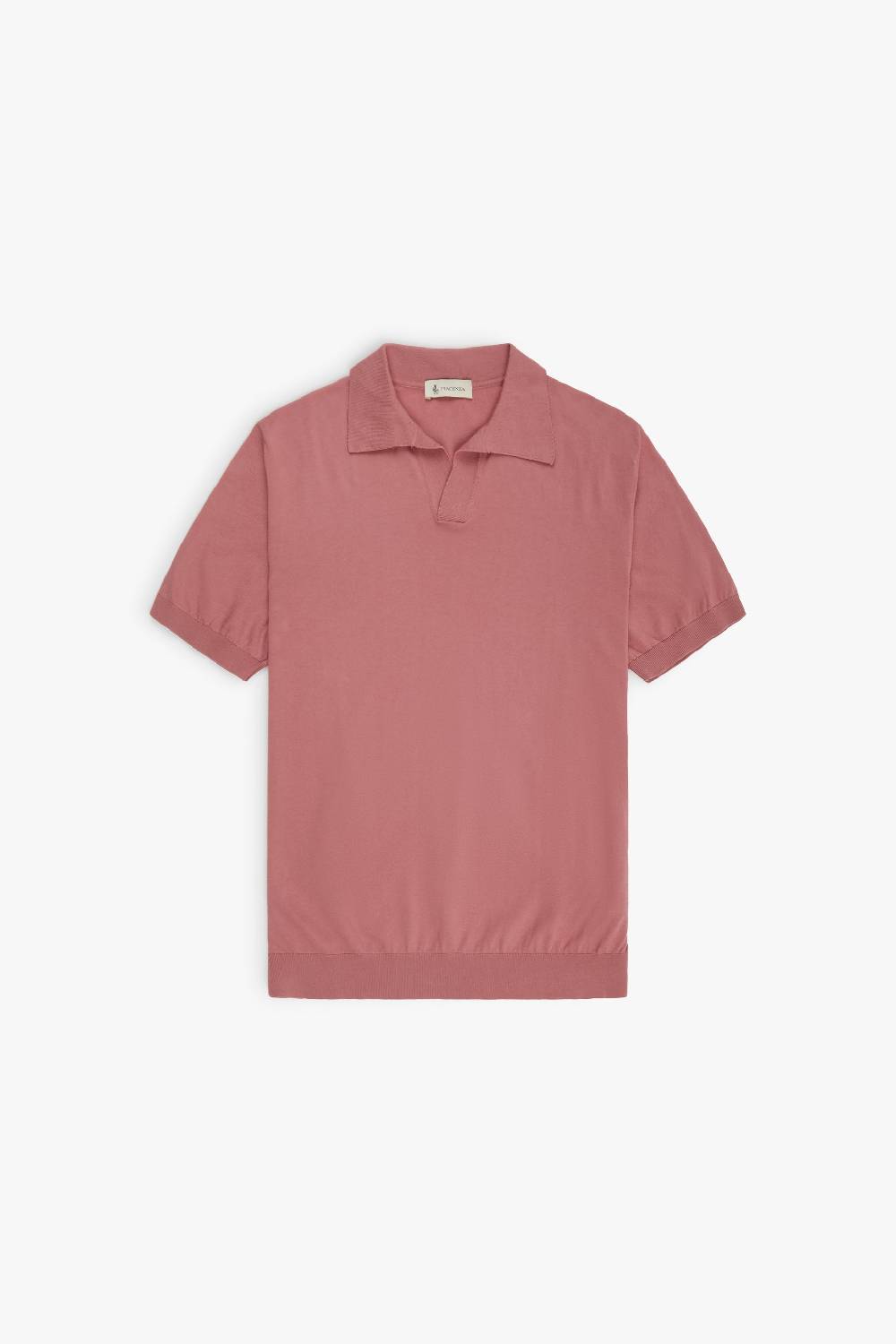 Piacenza 1733 Polo rosa maniche corte