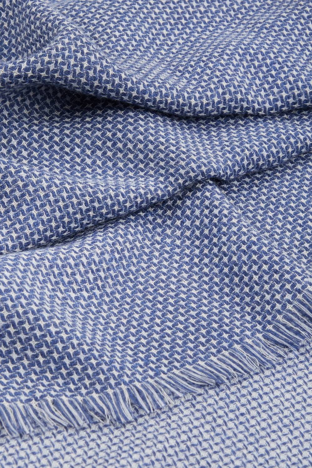 Piacenza 1733 Sciarpa Nicosia Avio E Bianco