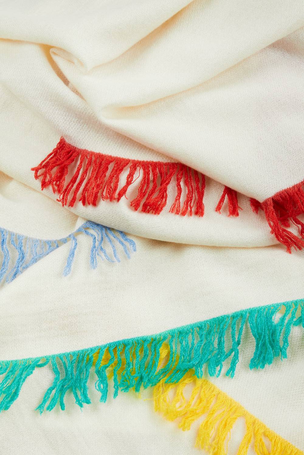 Piacenza 1733 Stola Gipsi Frange Colorate