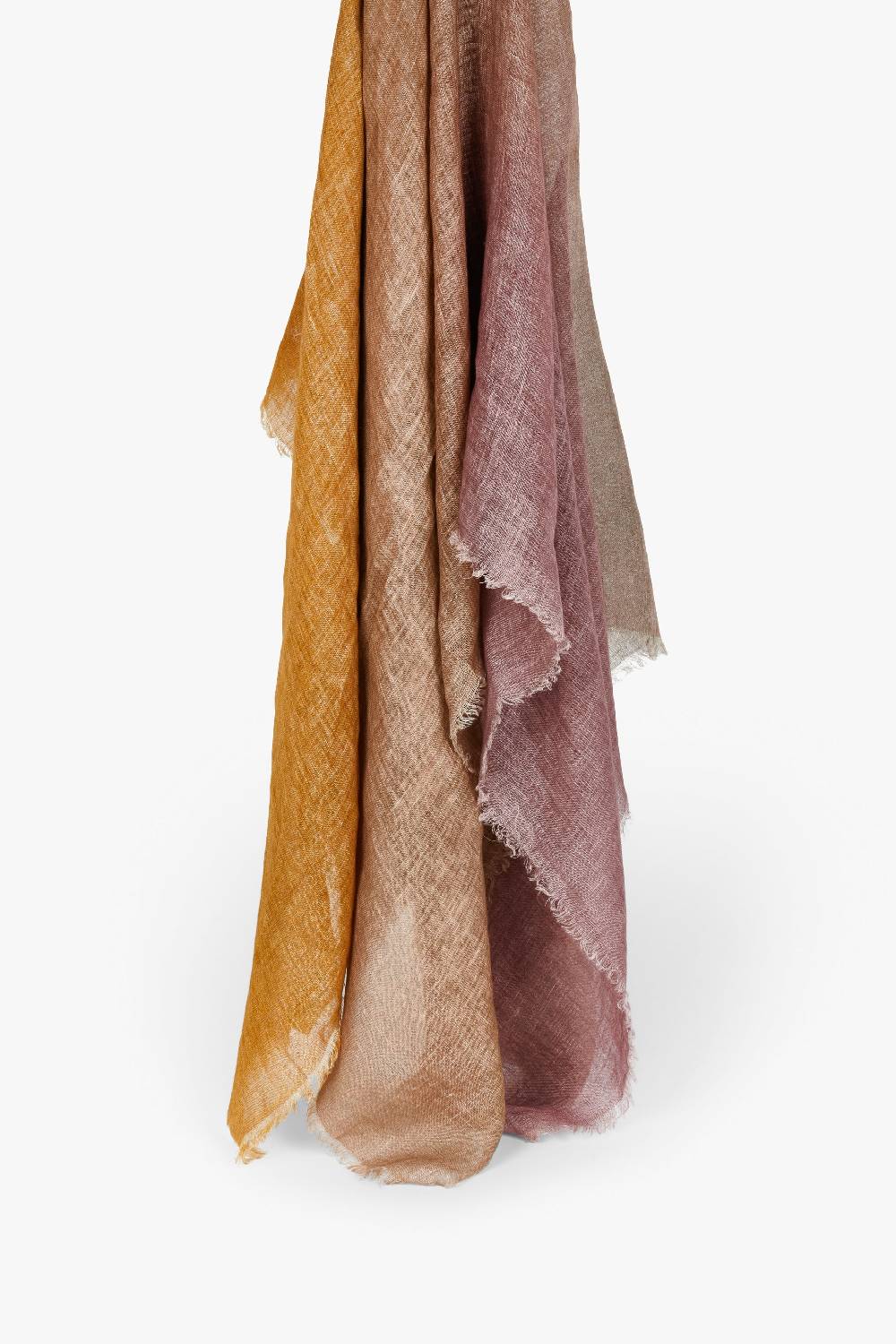 Piacenza 1733 Stola Sprinkle nuances rosa e senape