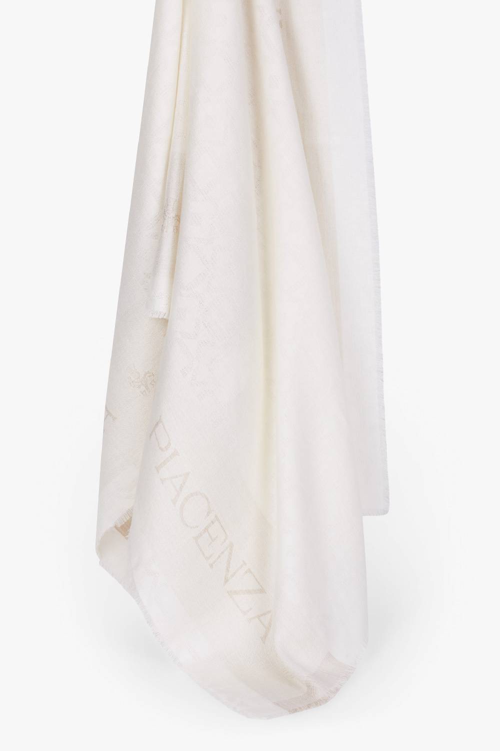 Piacenza 1733 Stola Vicario bianca con logo