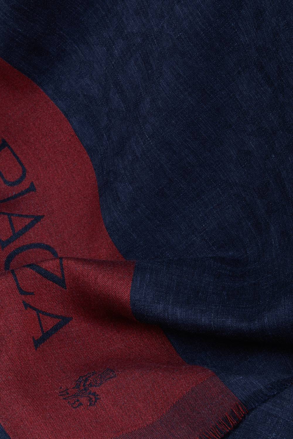 Piacenza 1733 Stola Vicario Blu Con Logo