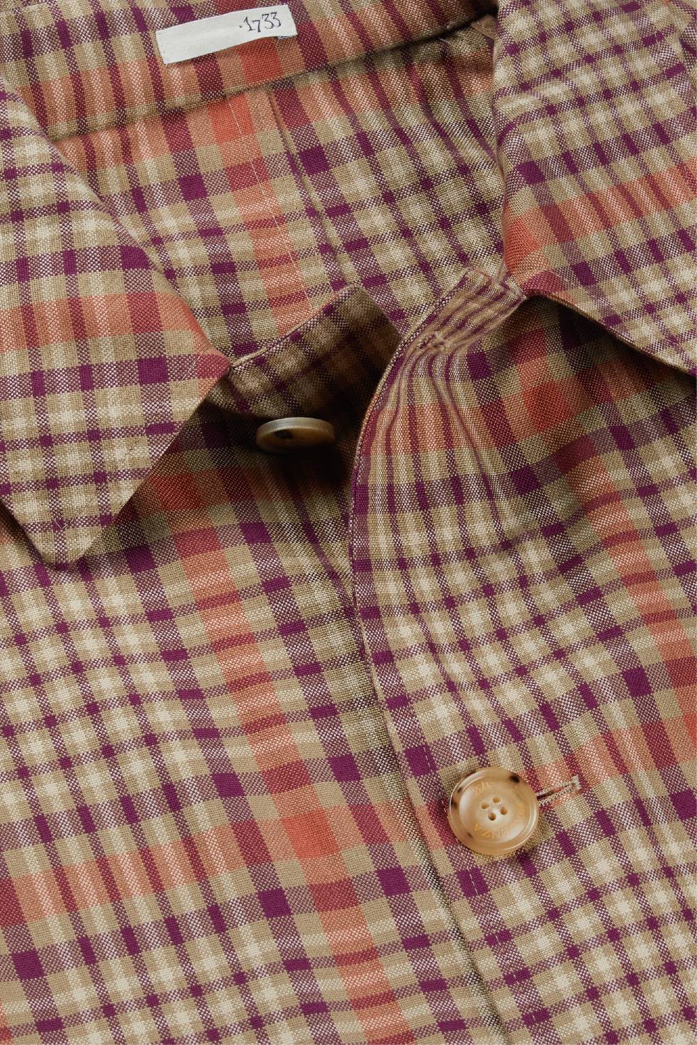 Piacenza 1733 Trench Plain Arancio E Viola