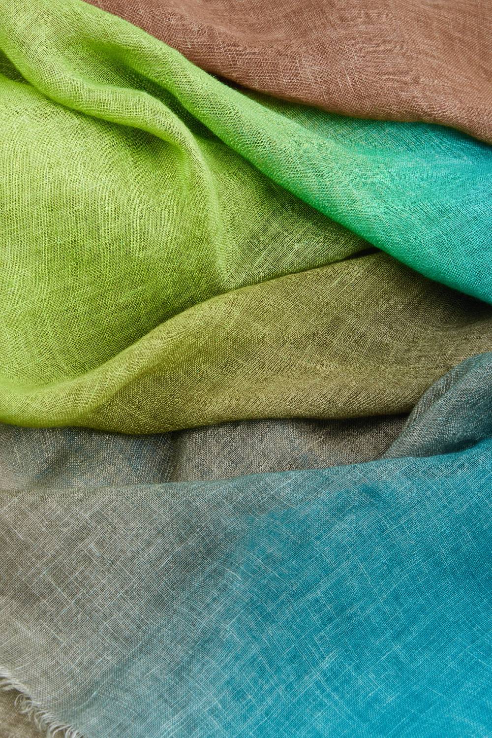 Piacenza 1733 Stola Sprinkle Nuances Lime E Nocciola