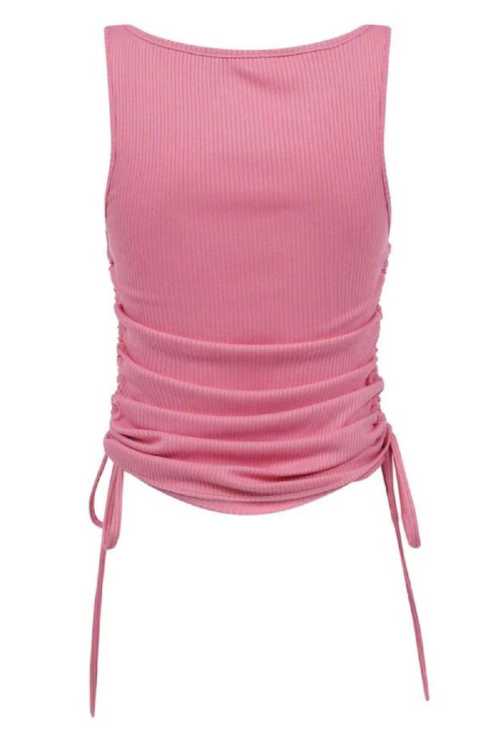 AMEN Top Tank Rib Rosa