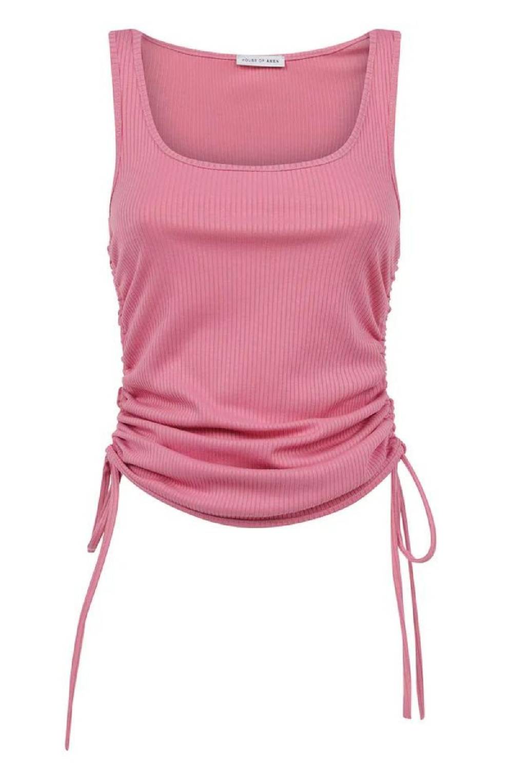 AMEN Top Tank Rib Rosa