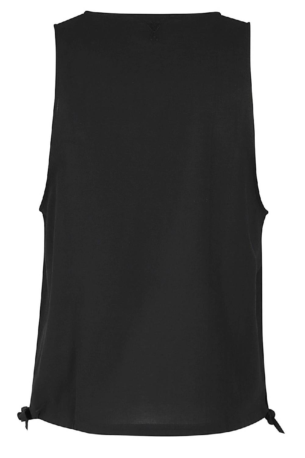 AMI PARIS Canotta Bottoni Nera