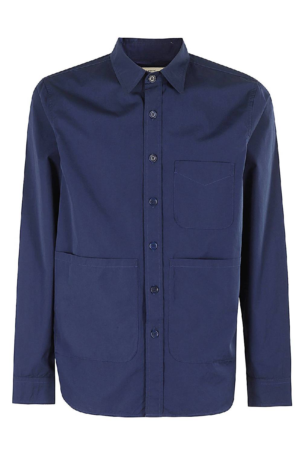 ASPESI Camicia Popeline Blu