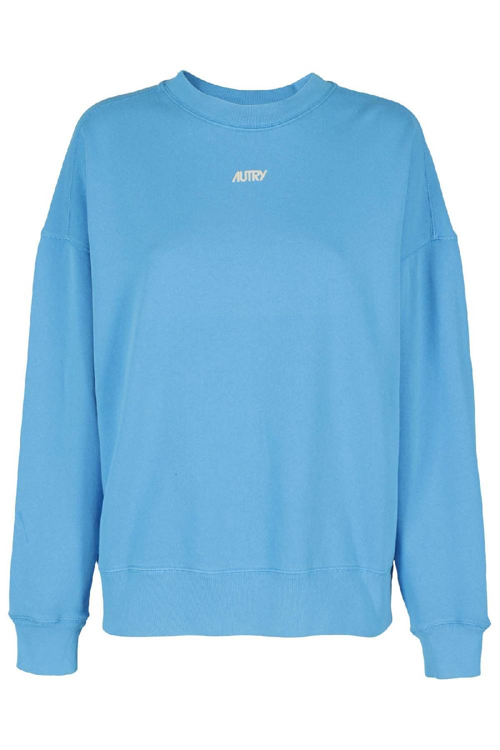 AUTRY Felpa Bicolor Cobalto Logata