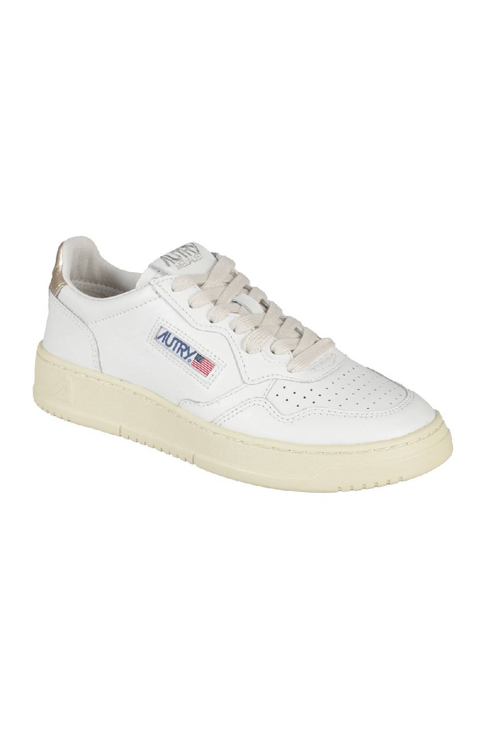 AUTRY Sneaker Medalist Low Women White Gold