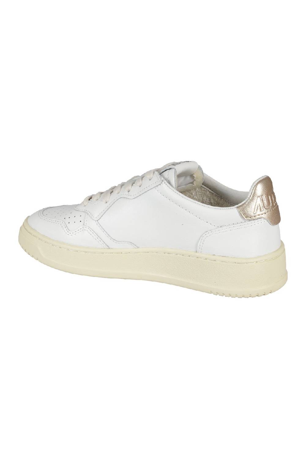 AUTRY Sneaker Medalist Low Women White Gold