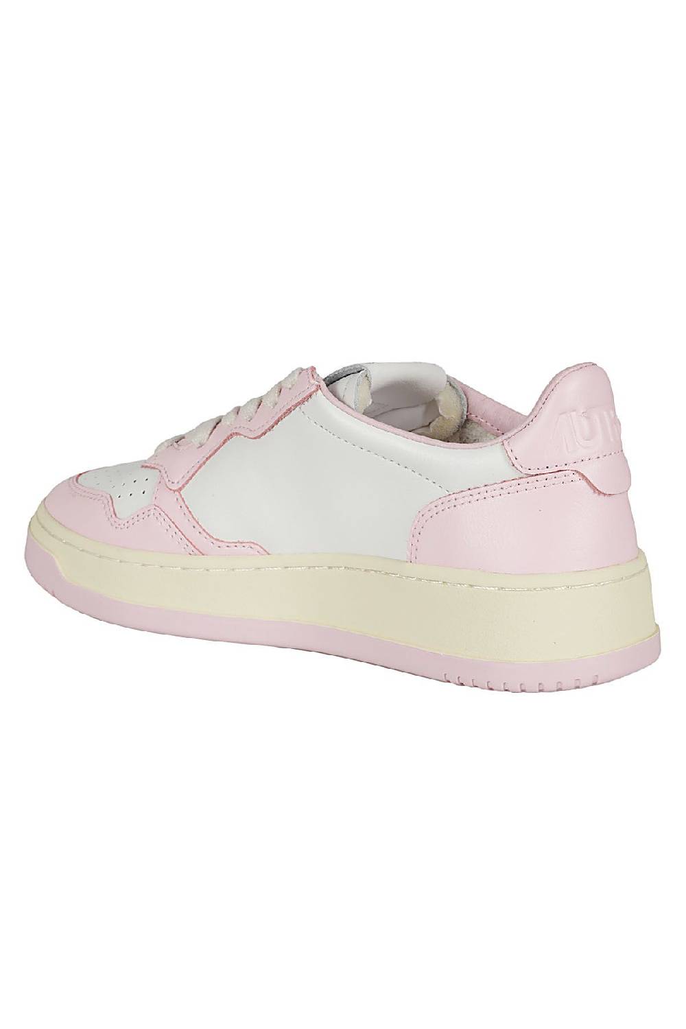 AUTRY Sneakers Medalist Low Bianco E Rosa