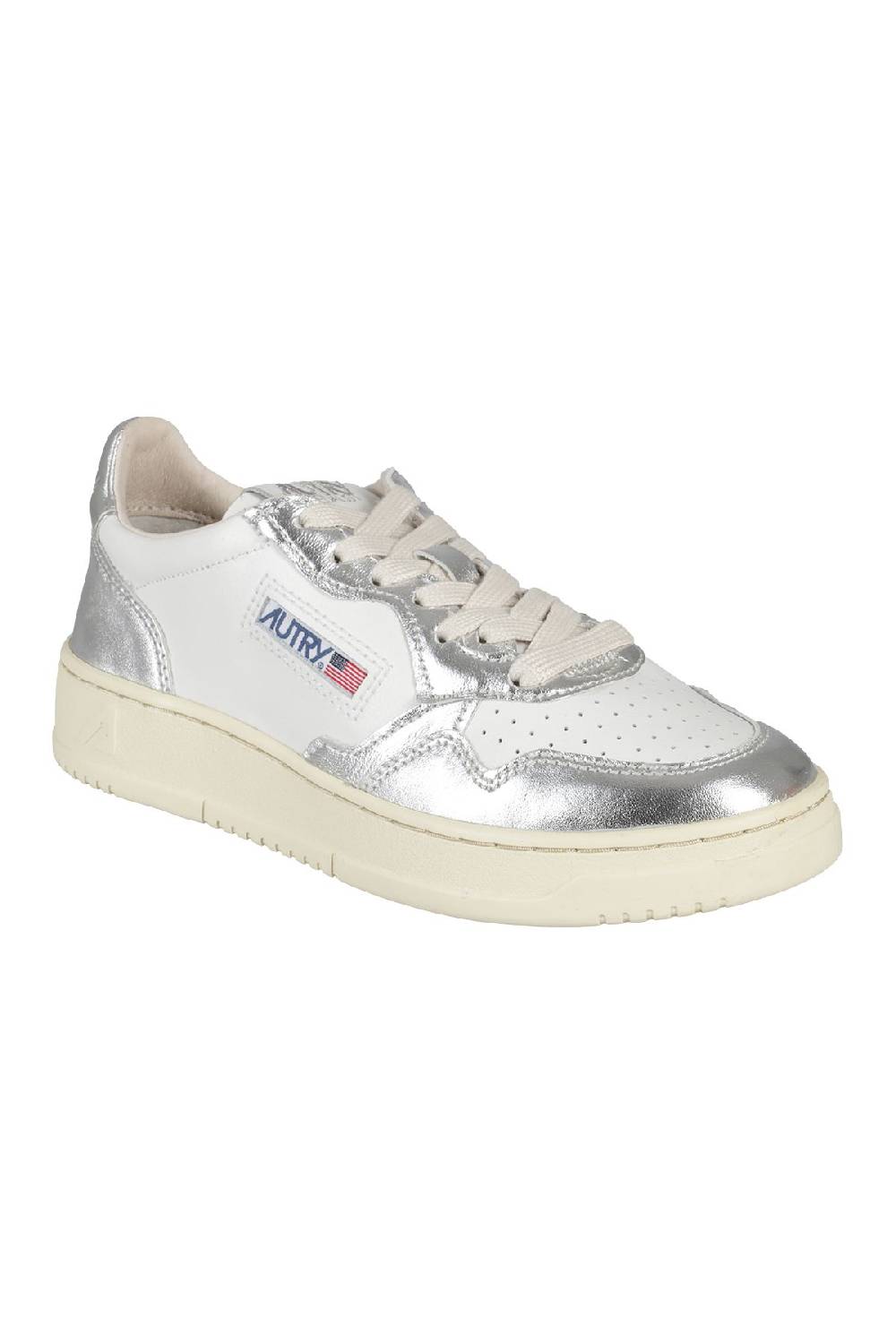 AUTRY Sneakers Medalist Low Women White Silver