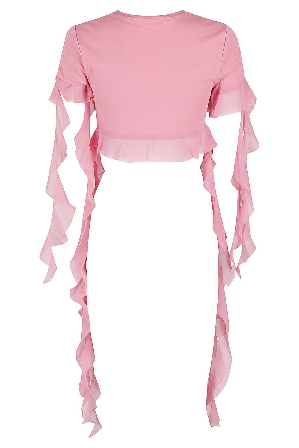 BLUMARINE Top Ruches Rosa