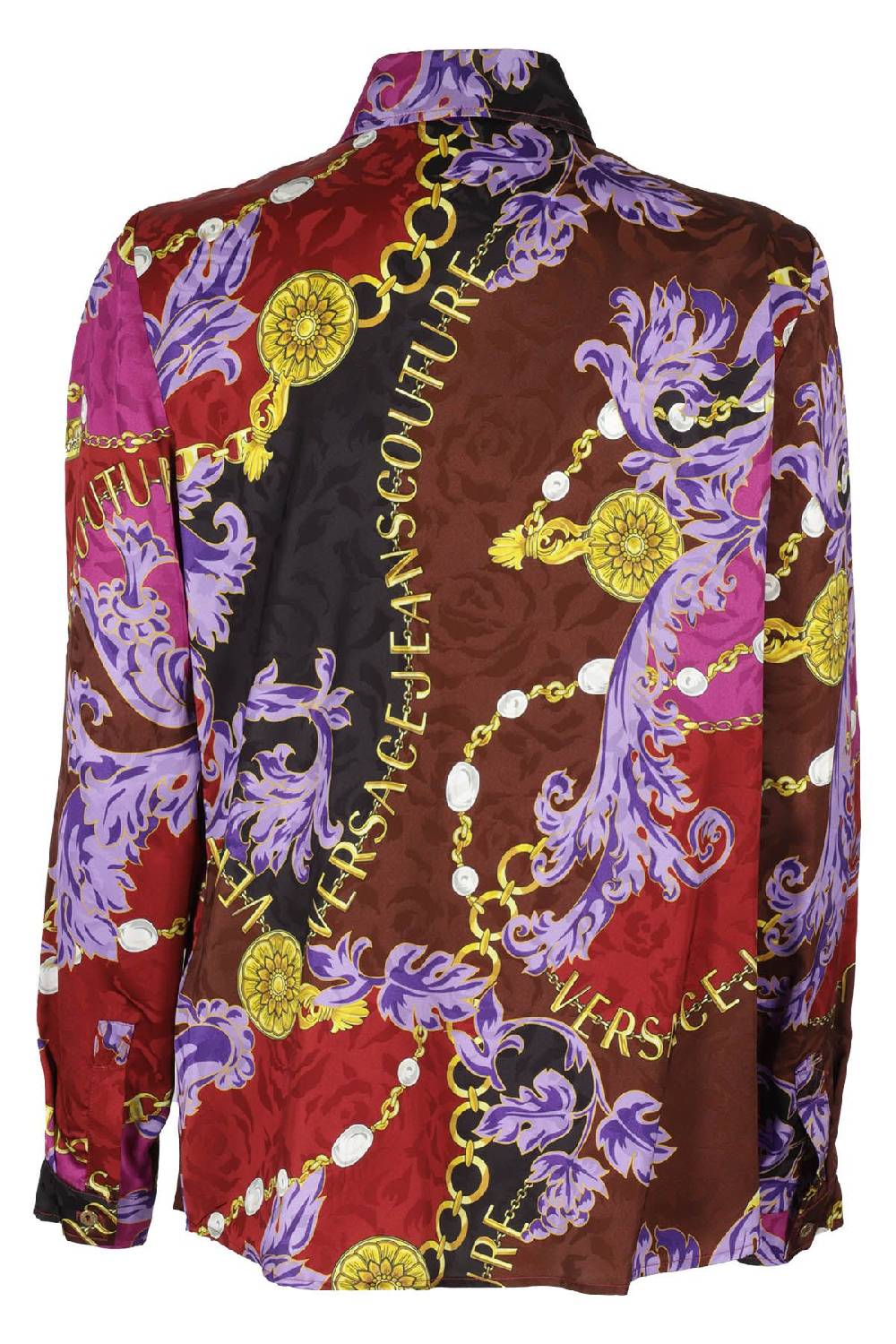VERSACE JEANS COUTURE Camicia Jacquard Chain Multicolor