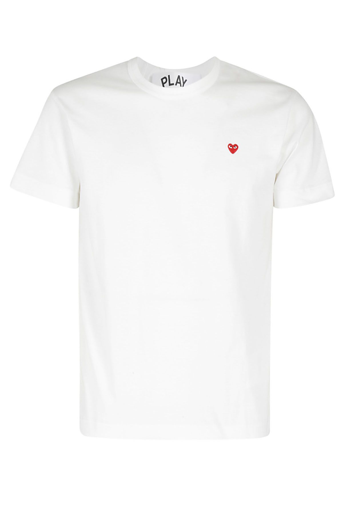 COMME DES GARCONS PLAY T-Shirt Bianca