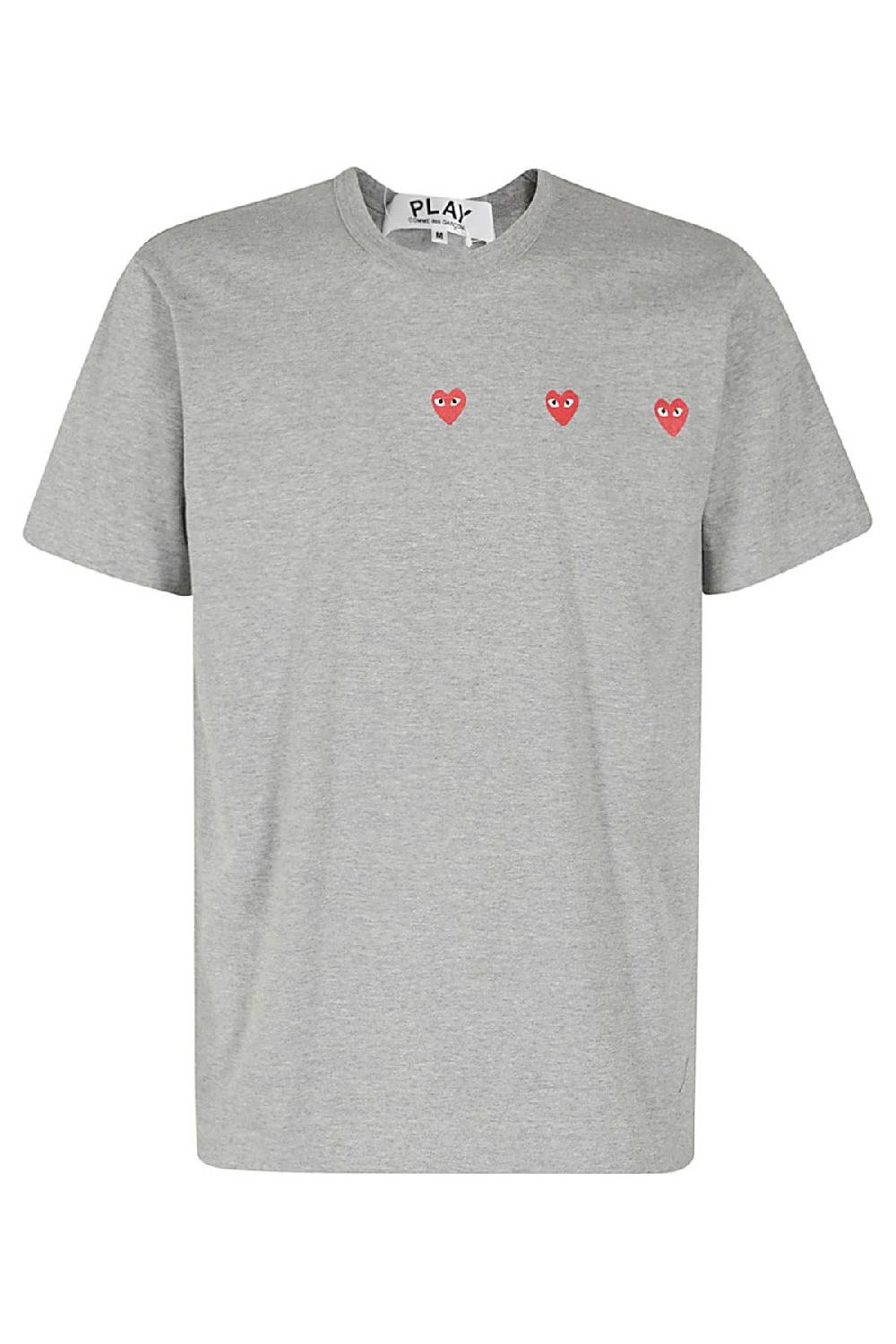 COMME DES GARCONS PLAY T-Shirt Grigia