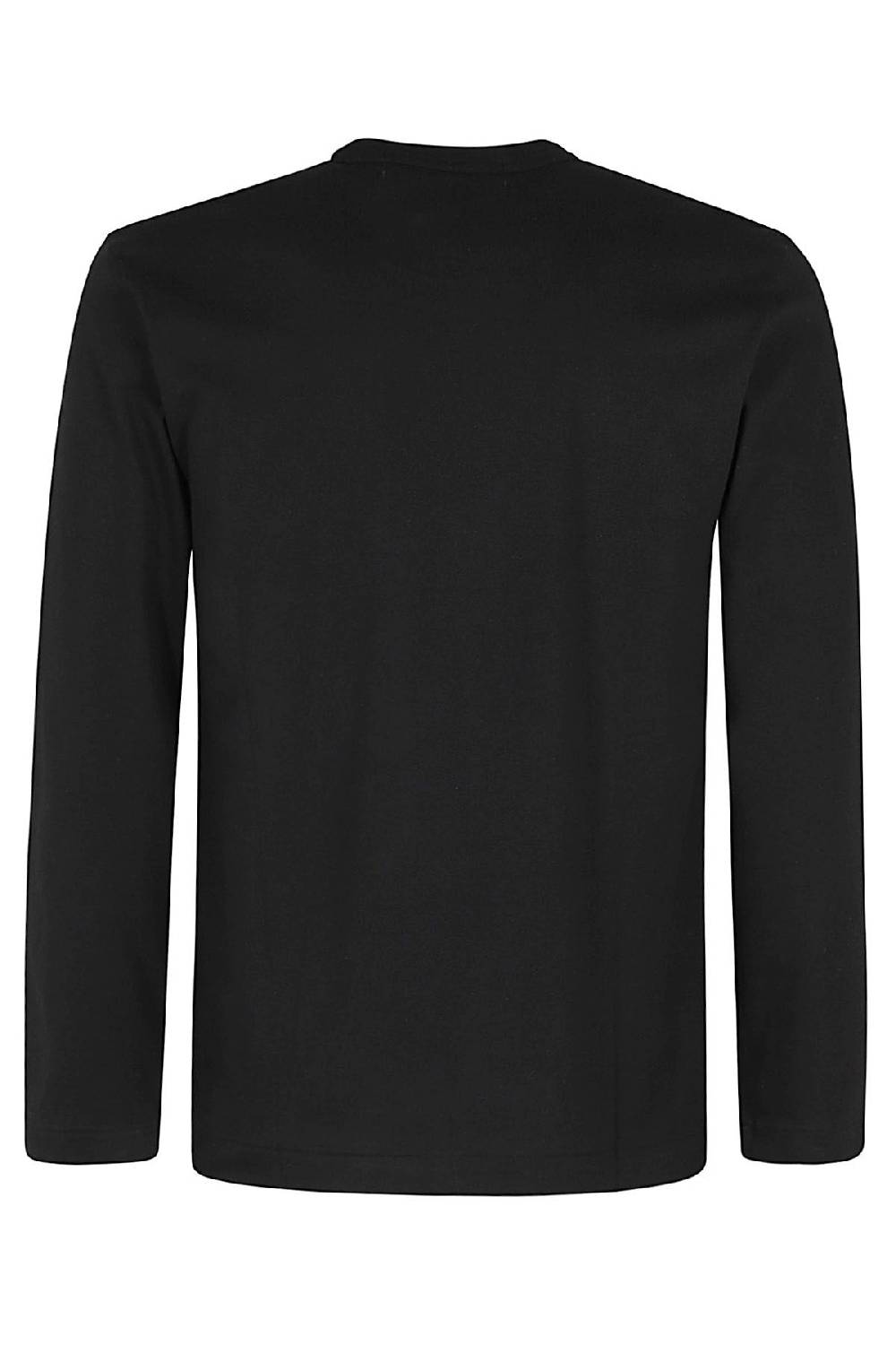 COMME DES GARCONS PLAY T-Shirt Manica Lunga Nera