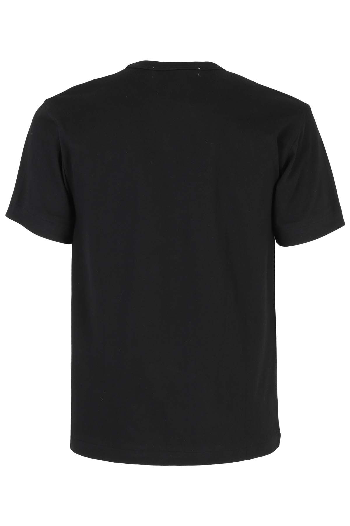 COMME DES GARCONS PLAY T-shirt Red Hearts Nera